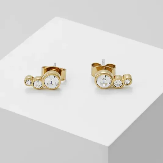 NÆRBILD AV DYRBERG/KERN LINI GOLD EARRINGS