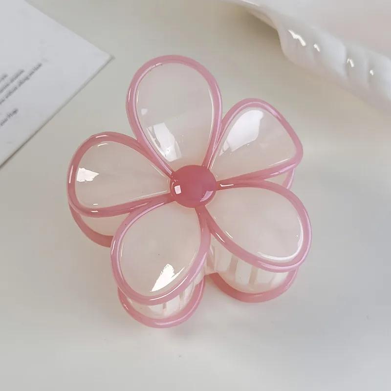 AVI Accessories Camelia hairclip white/pink