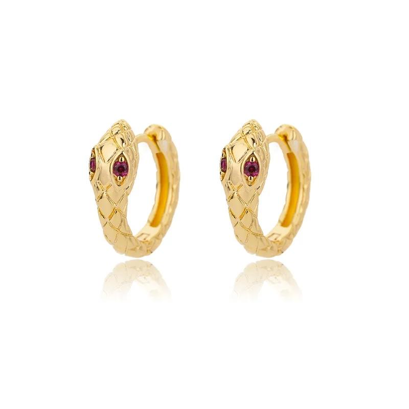 AVI Jewels Snake earrings gold