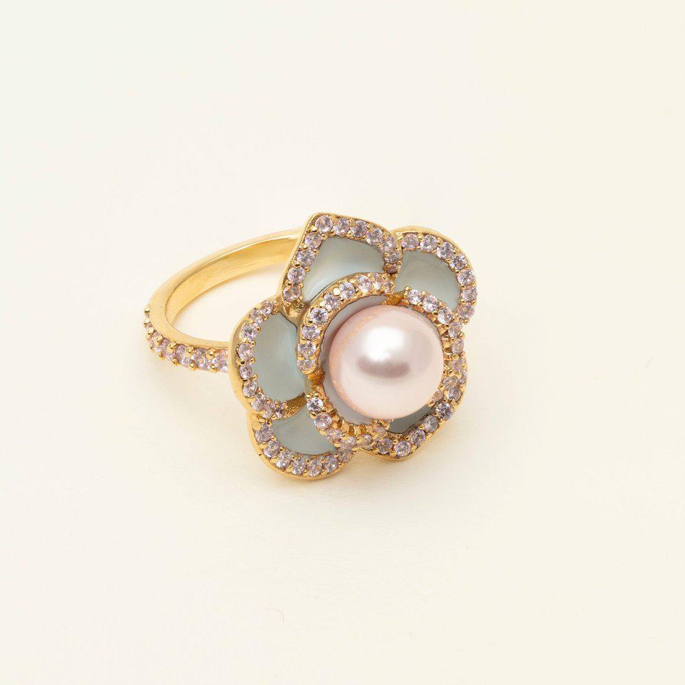 Lily and Rose Coco rose ring Ivory mist